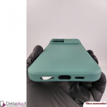 Švelnus guminis dėklas su kameros apsauga - žalias (Apple Iphone 14 Pro Max) Švelnus guminis dėklas su kameros apsauga - žalias (Apple Iphone 14 Pro Max)